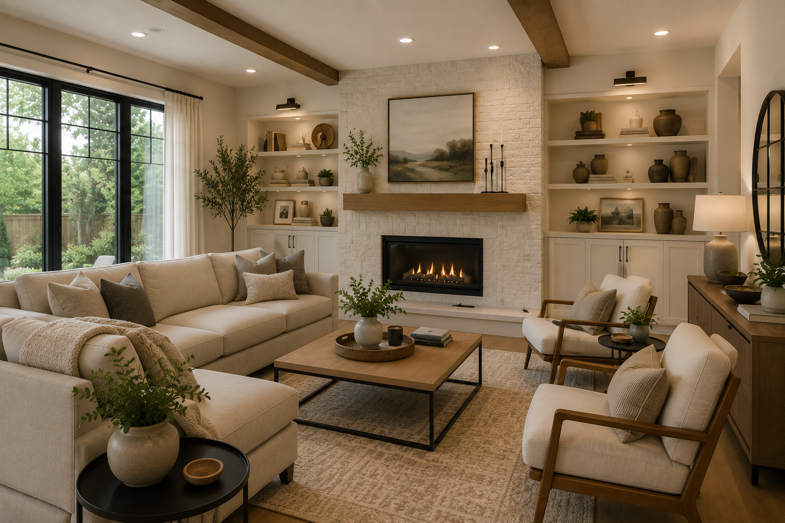 Outdoor living space by Vargas Services