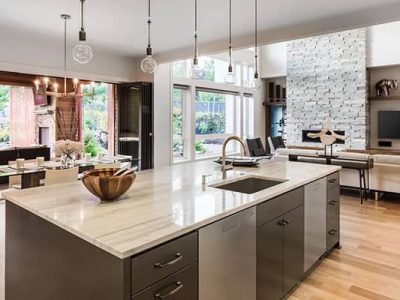 Stone Countertop Kitchen Island